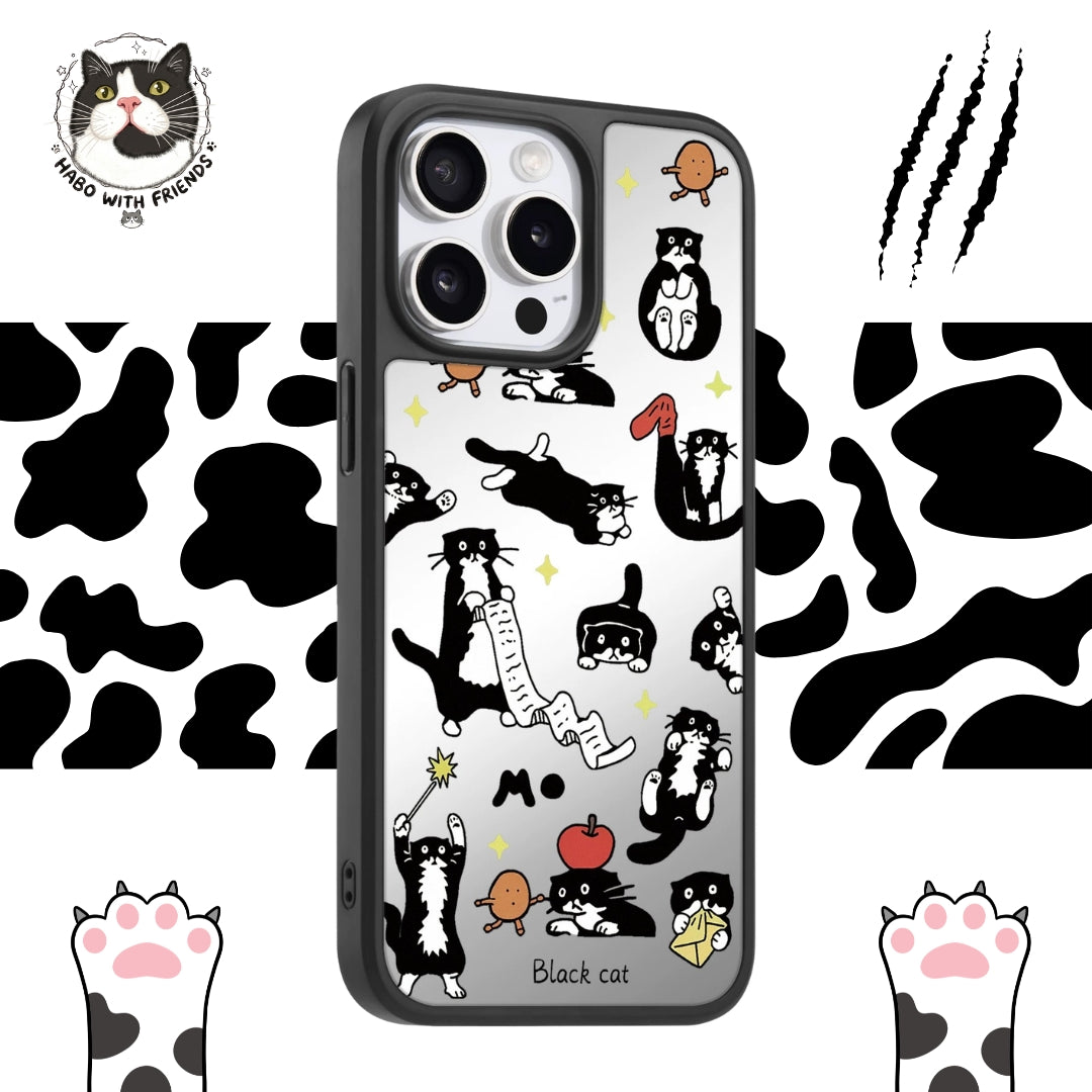 The "Tuxie head-tilt" Power Nap——Cat phonecase
