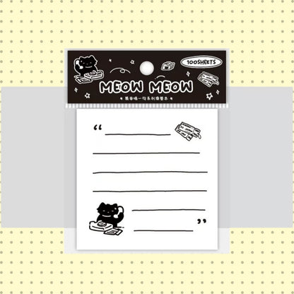 6-Pack Memo Pad Set | Quirky Cat Stationery Bundle